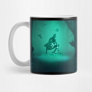 Goblin with Skull in Forest Mug